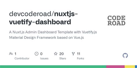 Github Devcoderoad Nuxtjs Vuetify Dashboard A Nuxt Js Admin