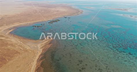 The scenic beauty on the beaches of Umluj in the city of Tabuk, Saudi ...