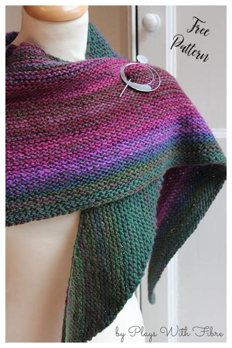 9 Triangle Garter Stitch Scarf Shawl Free Knitting Pattern Page 2 Of 2