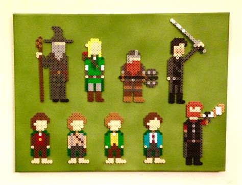 Pin By Shelley On Perler Beads Lotrhobbit Perler Bead Art Perler
