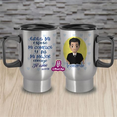 Termo Aniversario Hombre Personalizado Personalizar Vasos Termicos