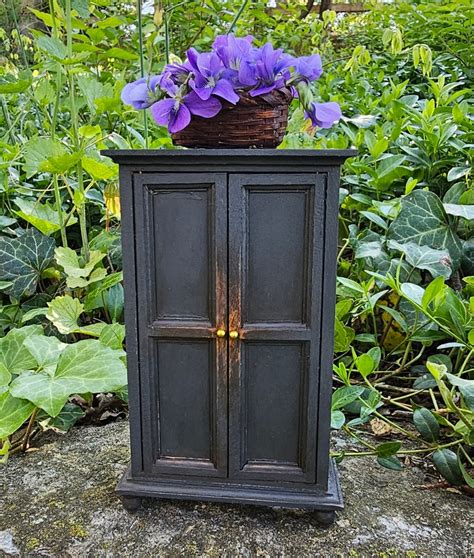 Miniature Armoire Miniature Cabinet Dollhouse Armoire Dollhouse