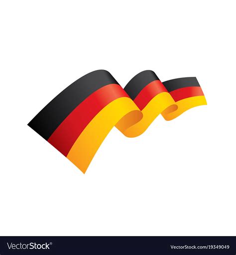 Germany flag Royalty Free Vector Image - VectorStock