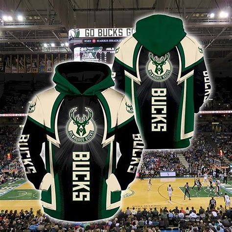 Milwaukee Bucks Nba Camo Veteran Team 3d Hoodie For Men Women T