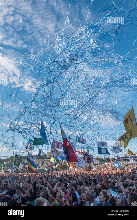 Glastonbury Uk Th June Biffy Clyro Play The Pyramid Stage