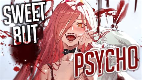 Nightcore Sweet But Psycho Rock Version Lyrics Youtube