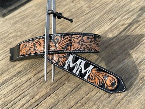 Custom Tooled Leather Belts Etsy In 2022 Tooled Leather Belts