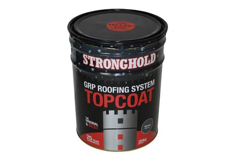 Stronghold Grp Fibreglass Premium Top Coat 20kg Dark Grey Travis Perkins