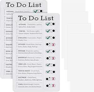 Grevosea 2 Stück Checklist Boards adhs hilfsmittel To do liste