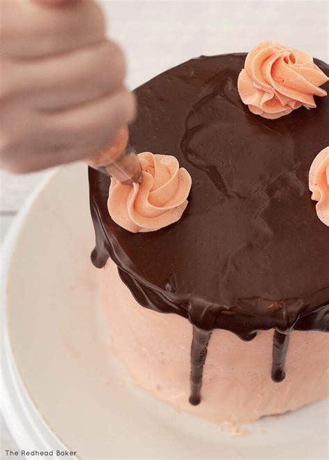 Chocolate Covered Strawberry Layer Cake — The Redhead Baker