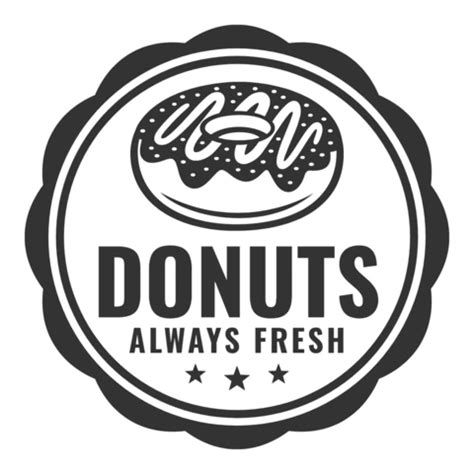 Fresh And Tasty Donuts Logo Design Template Free Design Template