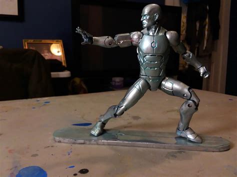 Made an MCU style Silver Surfer custom : MarvelLegends