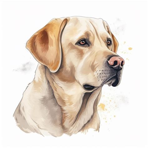 Yellow Lab Drawing