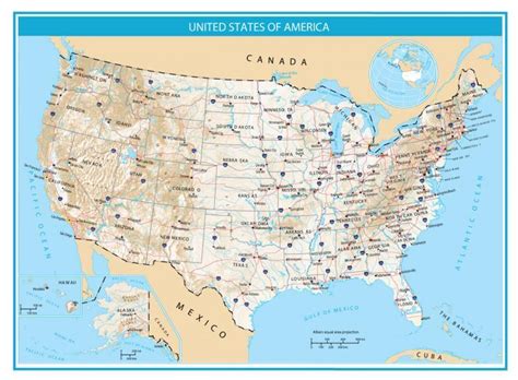 Geography Of The United States Map