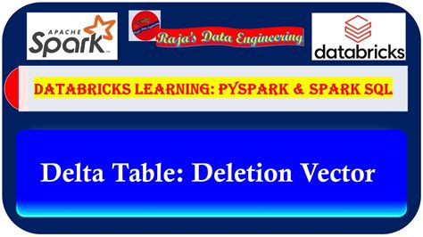 129 Databricks Pyspark Delta Lake Deletion Vectors Youtube