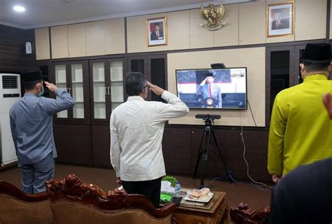 Sekdako Batam Jefridin Ikuti Upacara Virtual Kesaktian Pancasila 1