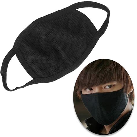 1 Pc Black Health Cycling Anti Dust Mouth Face Mask Respirator Unisex Fashion Kpop Mouth Muffle