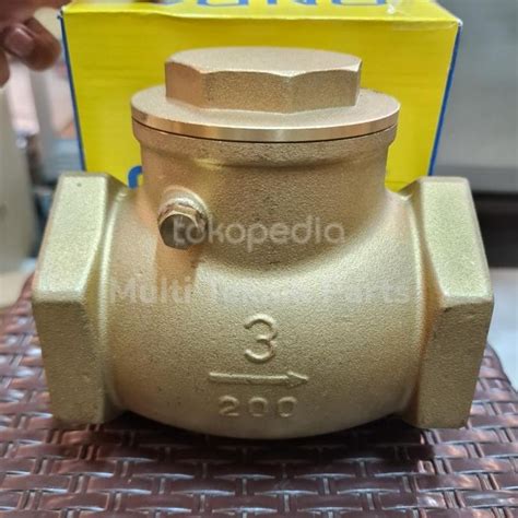 Jual Mtp Swing Check Valve Klep Tabok Kuningan Onda Inch Original