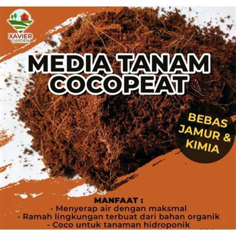 Jual Media Tanam Cocopeat Sabut Kelapa Murni Shopee Indonesia