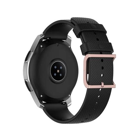 Dot Texture Armband för Samsung Galaxy Watch 45 46 mm 22 mm Svart