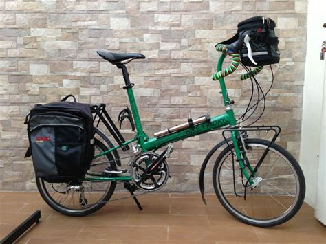 Bike Friday Pocket Rocket Green Commuter Bicycle Cargo Bike Bike