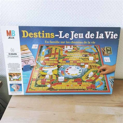 Jeu De Société Destins Mb Jeux Vintage Mademoiselle Pépite