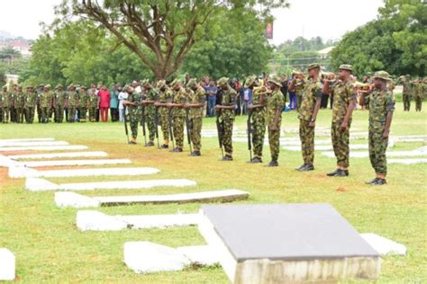 Photos Moment Slain Soldiers Were Buried In Abuja Daily Trust