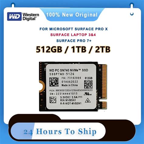 Western Digital Plataforma De Vapor WD SN740 2TB 1TB 512GB SSD M 2