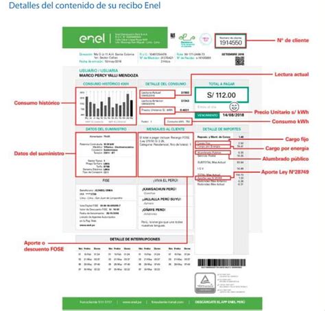 Cómo leer el recibo de luz de Enel o Luz del SUr para saber qué me