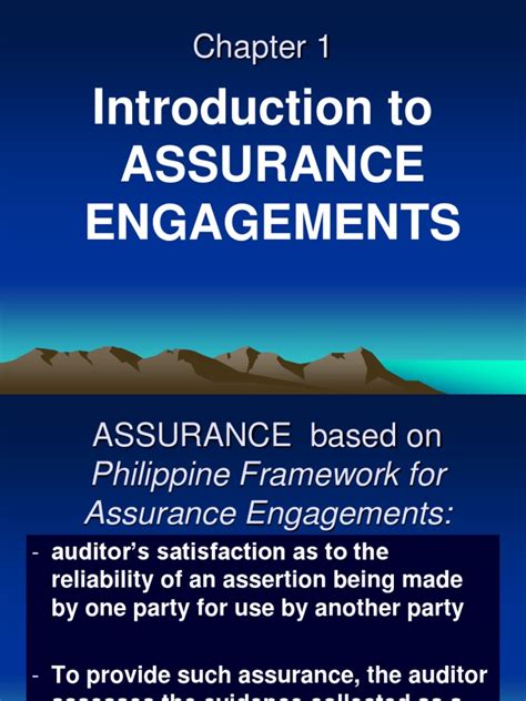 Chapter 1 Introduction To Assurance Engagements Ppt 1704069091 Pdf Internal Control