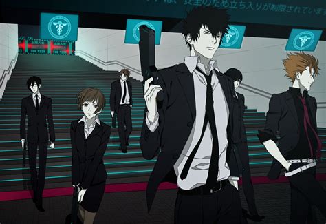 Ginoza Nobuchika Gun Kagari Shuusei Kougami Shinya Kunizuka Yayoi Male Masaoka Tomomi Psycho