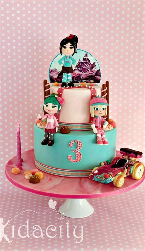 Sugar Rush Wreck It Ralph Cake Tartas Tem Ticas Vanellope Y Ralph