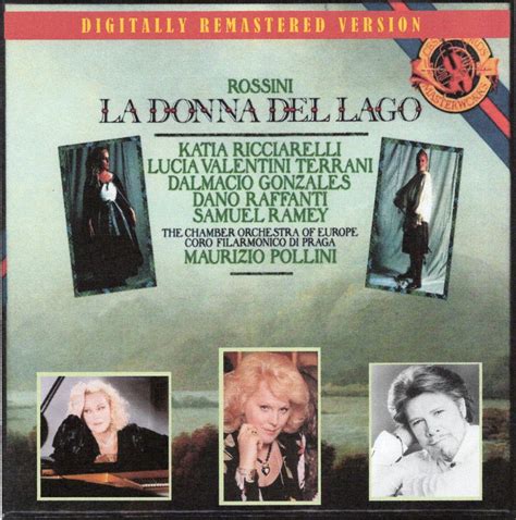 LA DONNA DEL LAGO G Rossini 2 CDs Katia Ricciarelli Lucia