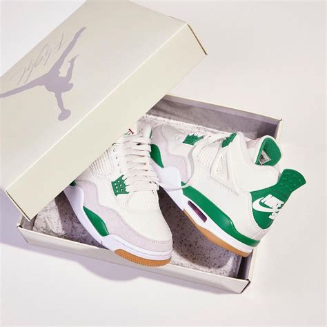 Justfreshkicks On Twitter The Nike Sb X Air Jordan 4 Pine Green