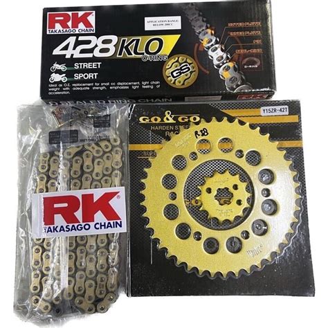 Yamaha Y Sprocket Oring Gold Rk Gs Klo Sprocket Set Gold