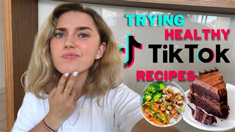 Viral Tiktok Recipes Full Day Of Eating Trying Healthy Tiktok Recipes Youtube