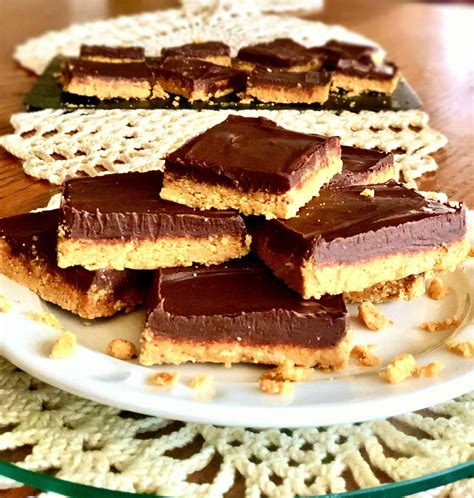 Keto Peanut Butter Bars Recipe