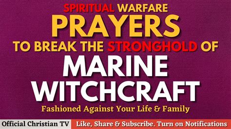 Prayers Against Marine Witchcraft Deliverance From Water Spirits Spiritual Warfare Prayers