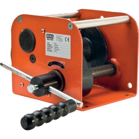 Manual Winch RGL Series REMA Hollande B V Wire Rope Gear