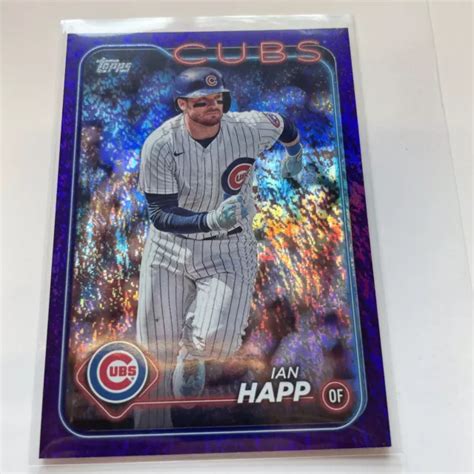 Topps Series Ian Happ Feuille Violette Eur