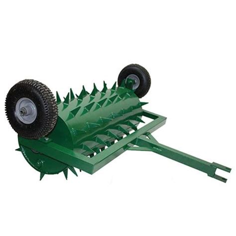 Maxim ® Tow Behind Spike Aerator 48 In 32 Gallon Capacity Agri Supply