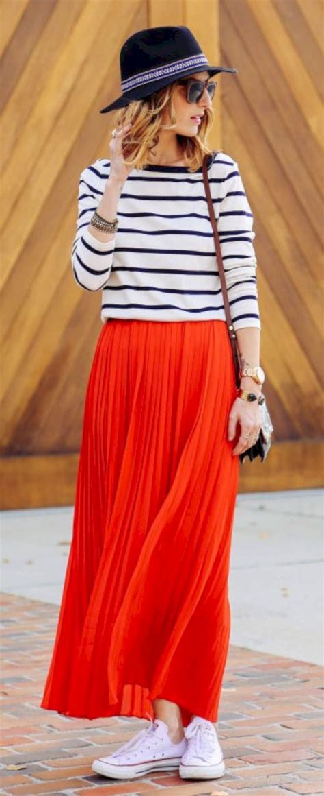 Red Pleated Skirt Which Is Awesome For Women S Vialaven