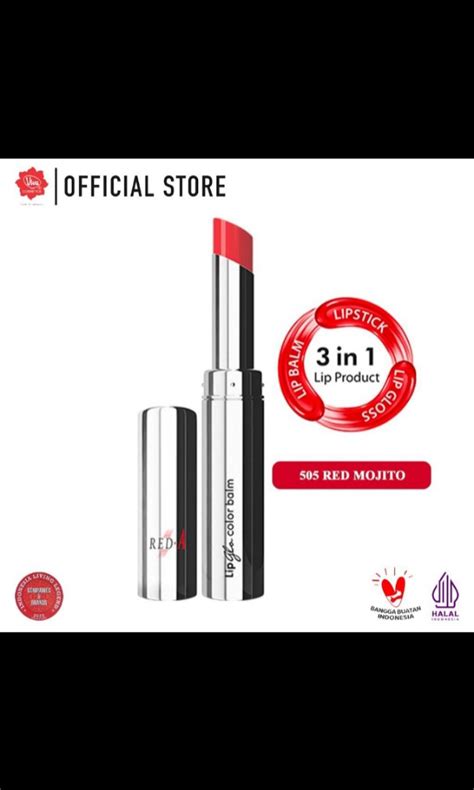 Red A Lip Glo Color Balm Kesehatan Kecantikan Rias Wajah Di Carousell