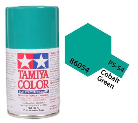 Tamiya 86054 Ps 54 Cobalt Green Polycarbonate Spray Paint 100ml