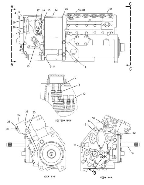 2w 3369 Pump Gp Gov And Fuel Inj Sn 85z3764 Up 21 Degree Timing An