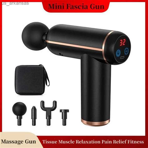 Portable Fascia Gun Vibration Pistolet De Massage Pistolet Percussion