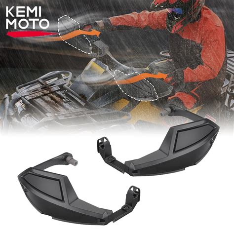 KEMIMOTO ATV Hand Guard Wind Deflector For Can Am Outlander 450 500 650