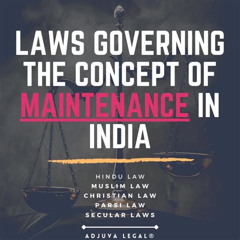 8 Acts Governing Maintenance Laws In India