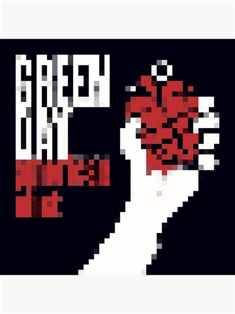 "Green Day American Idiot Album Cover Pixelated" Art Print for Sale by ...