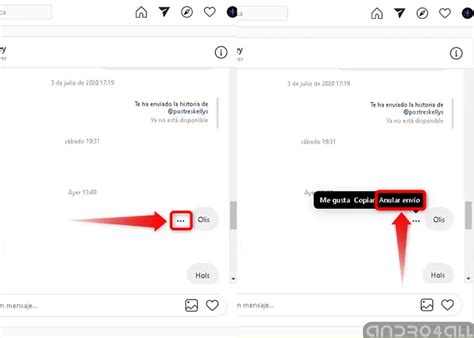 C Mo Eliminar Un Mensaje Enviado En Instagram